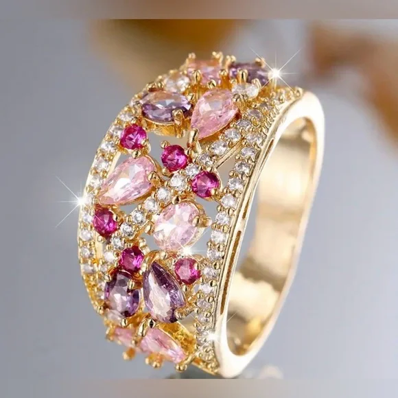 3 for $40 NWOT Multi-Stone Ring - Picture 1 of 6